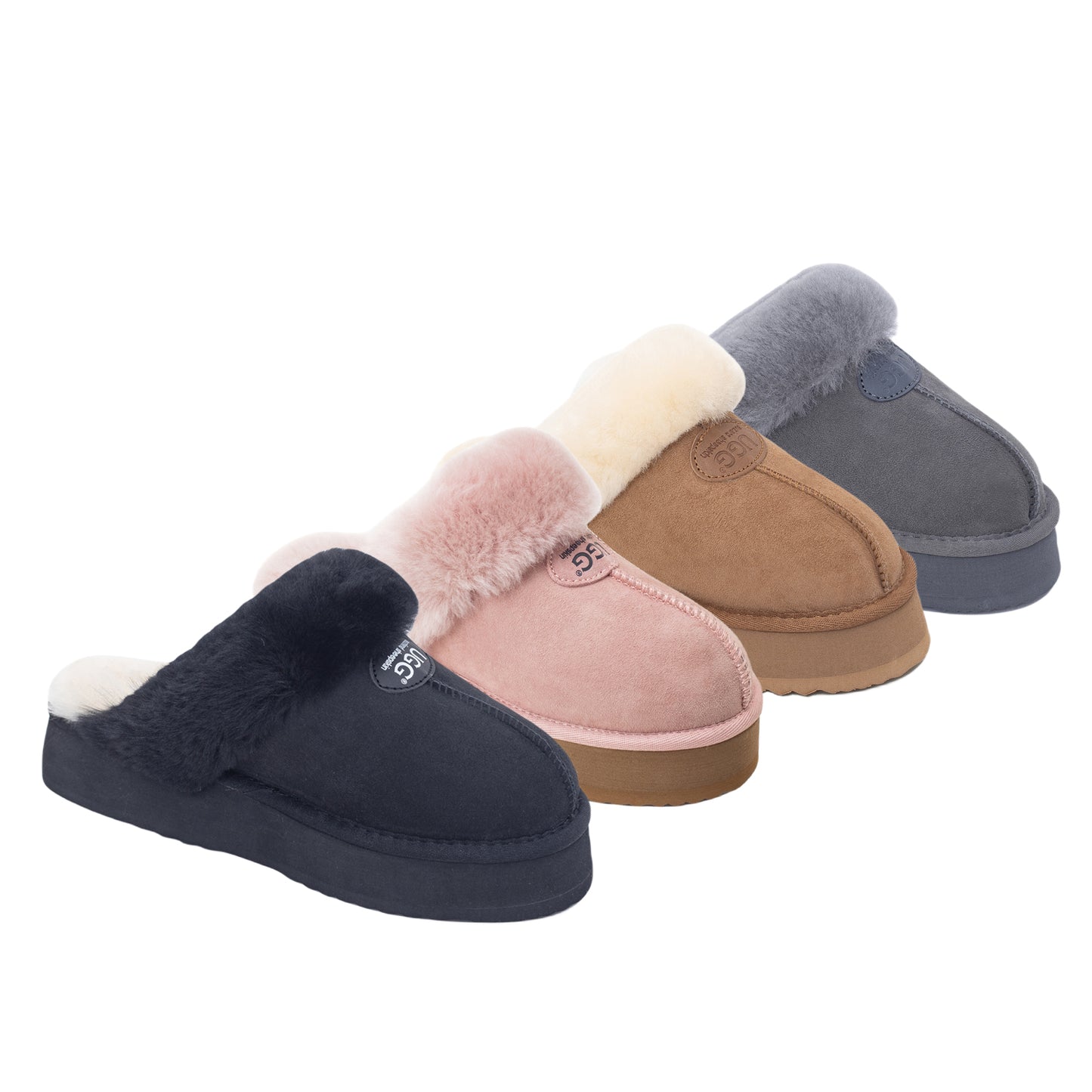 Womens Willow Platform UGG Slippers