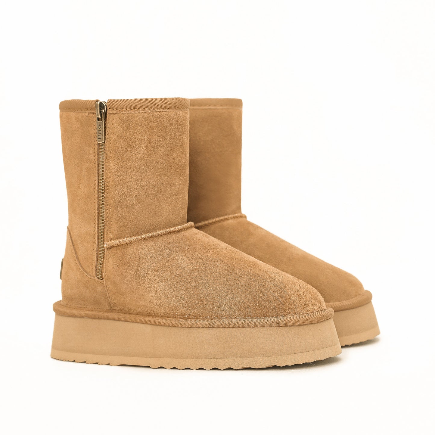 Platform Short Classic UGG Boots Zip UP