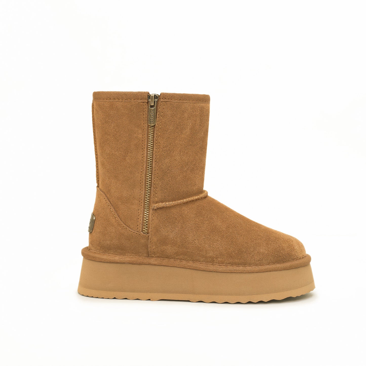 Platform Short Classic UGG Boots Zip UP