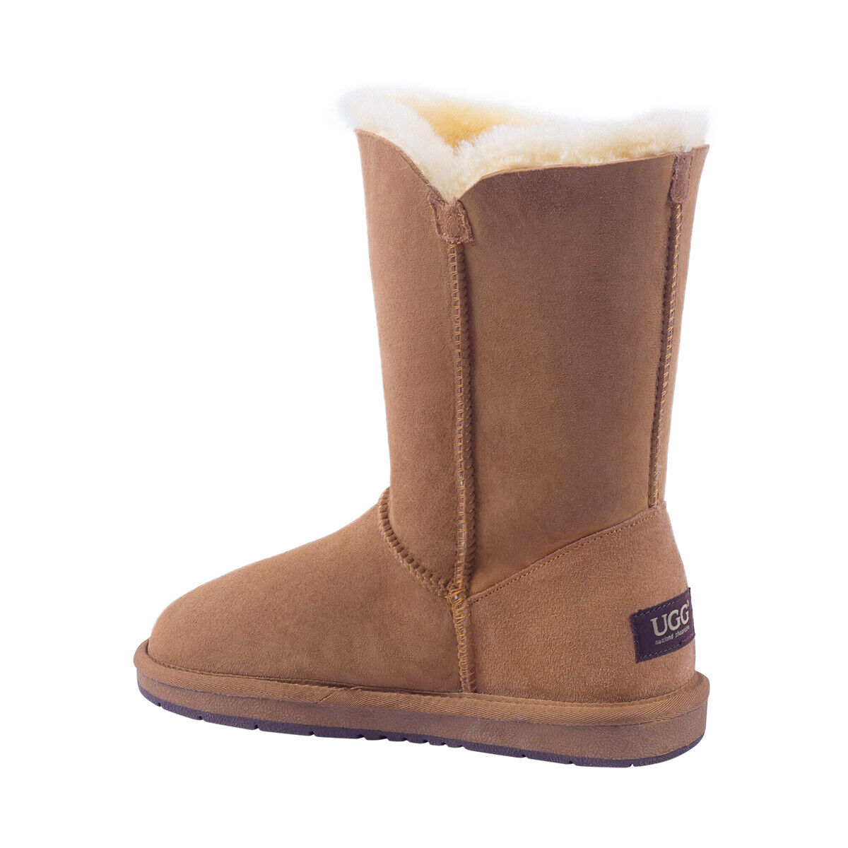 Two Button UGG Boots Premium Sheepskin Wool