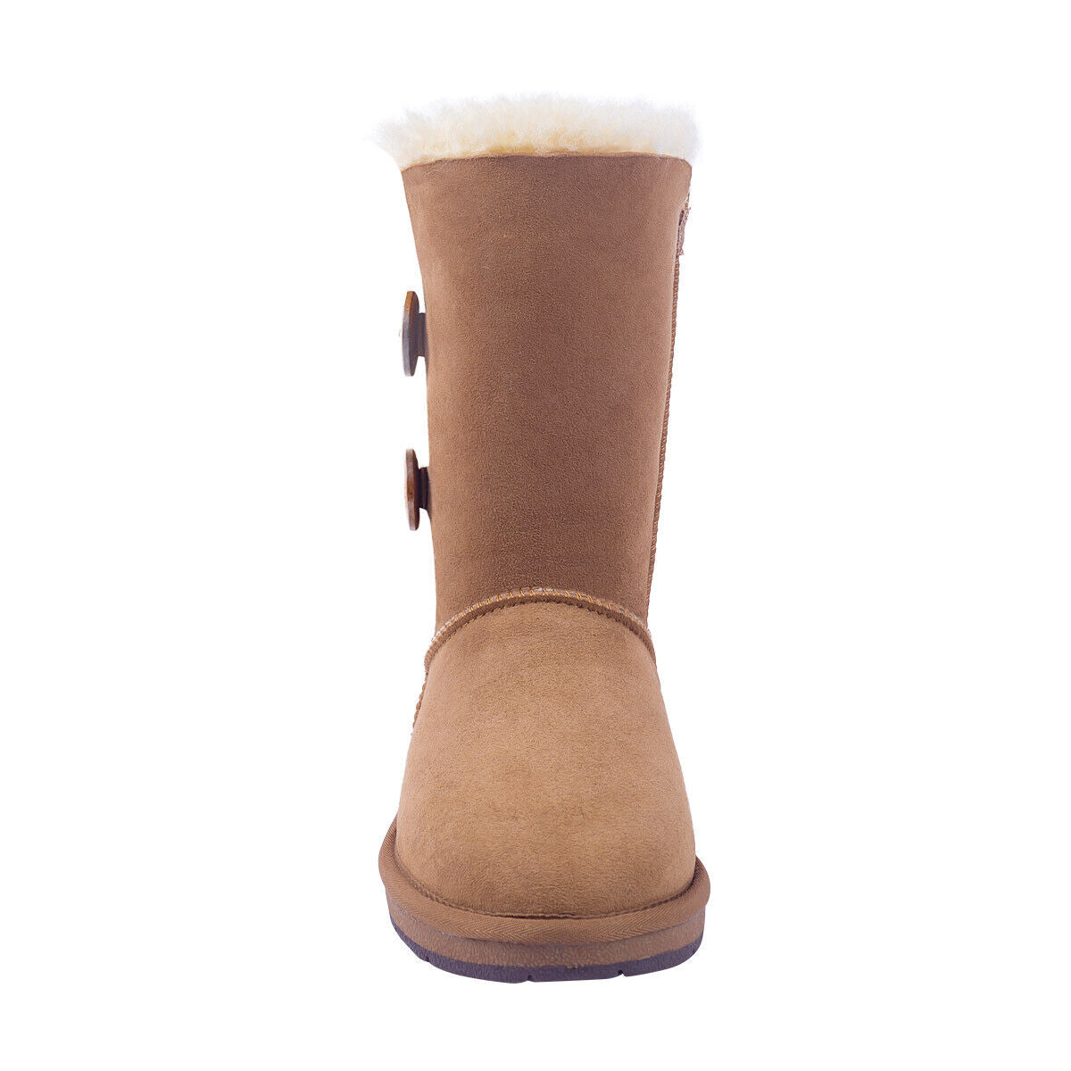 Two Button UGG Boots Premium Sheepskin Wool