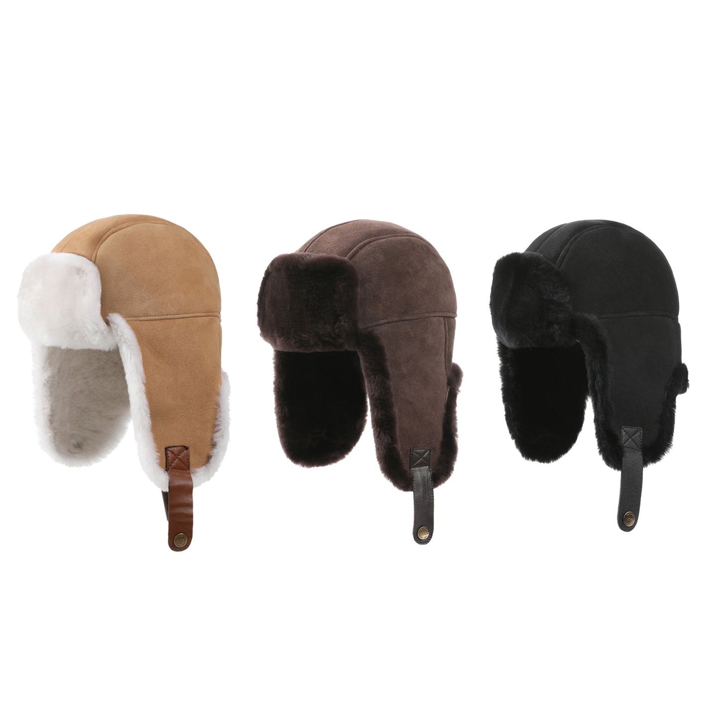 UGG Sheepskin Wool Aviator Hat