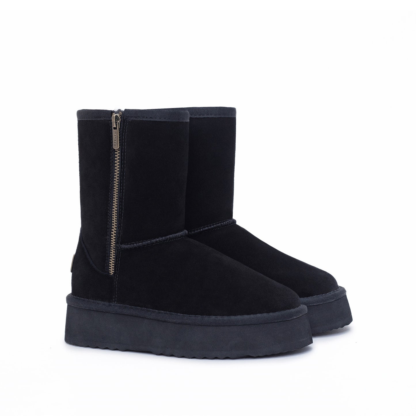 Platform Short Classic UGG Boots Zip UP