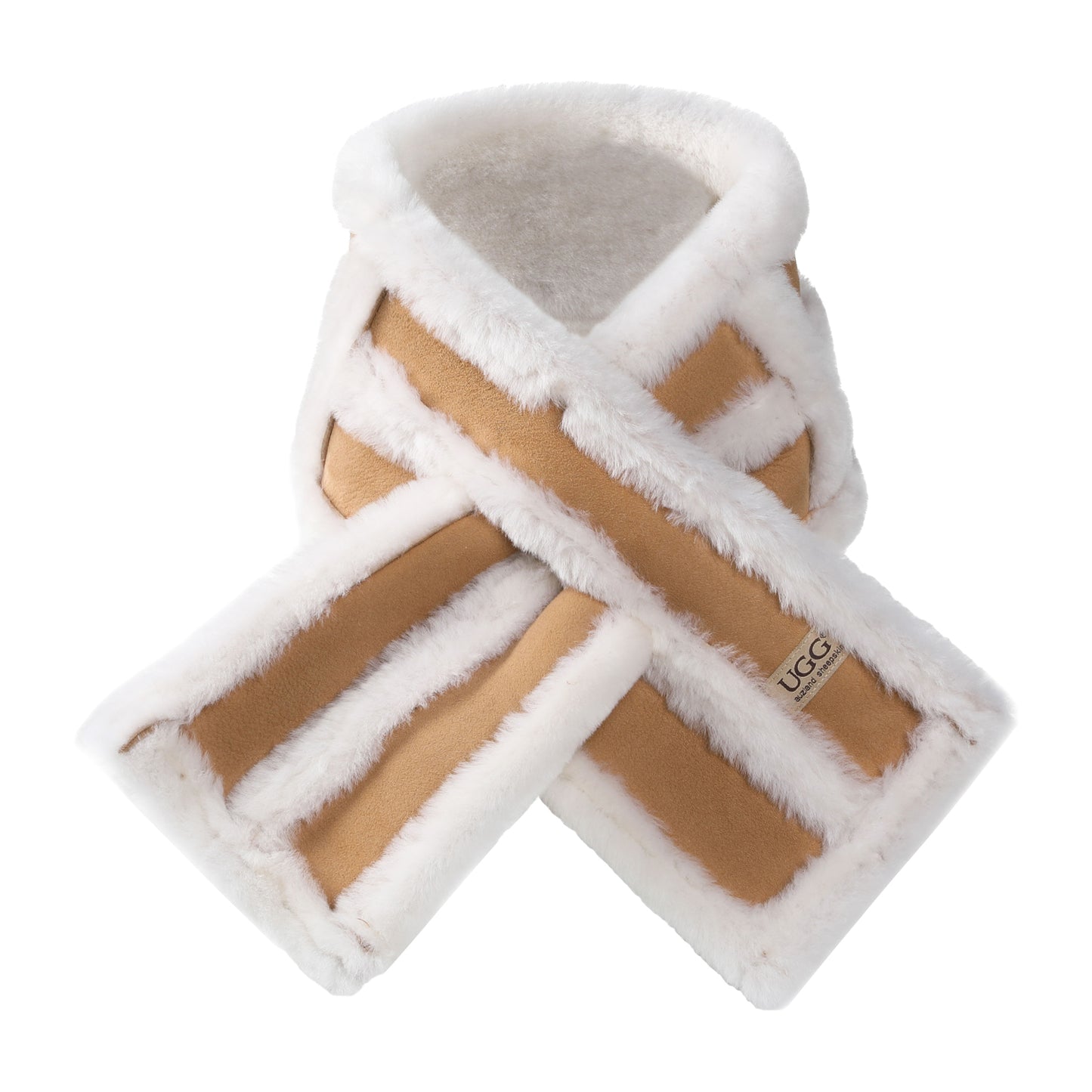 UGG Double Cuff Sheepskin Scarf