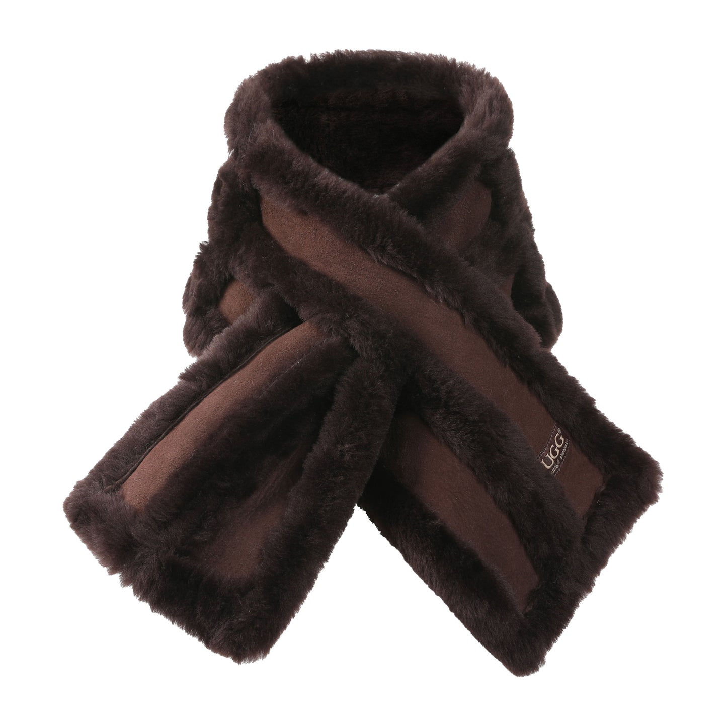 UGG Double Cuff Sheepskin Scarf