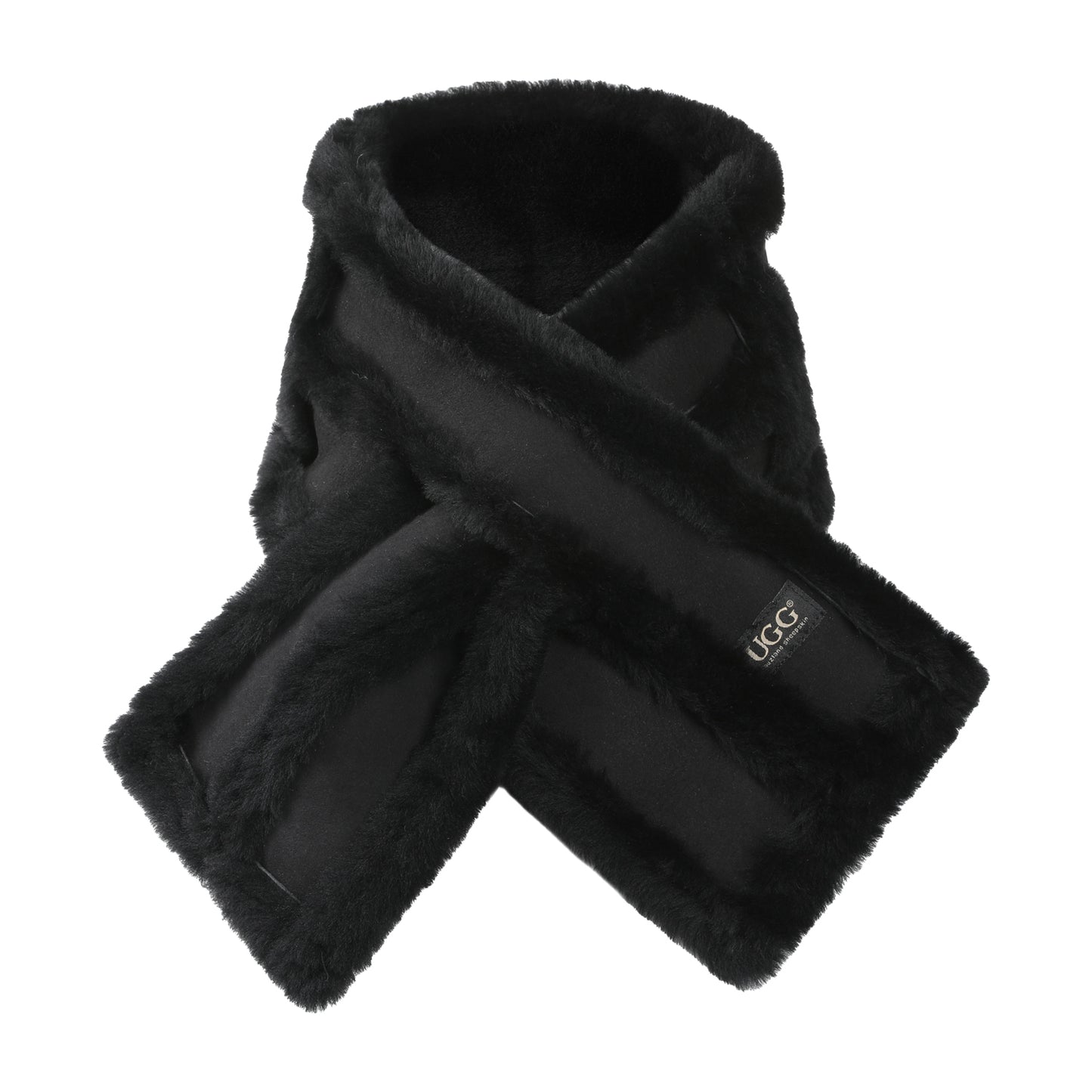 UGG Double Cuff Sheepskin Scarf