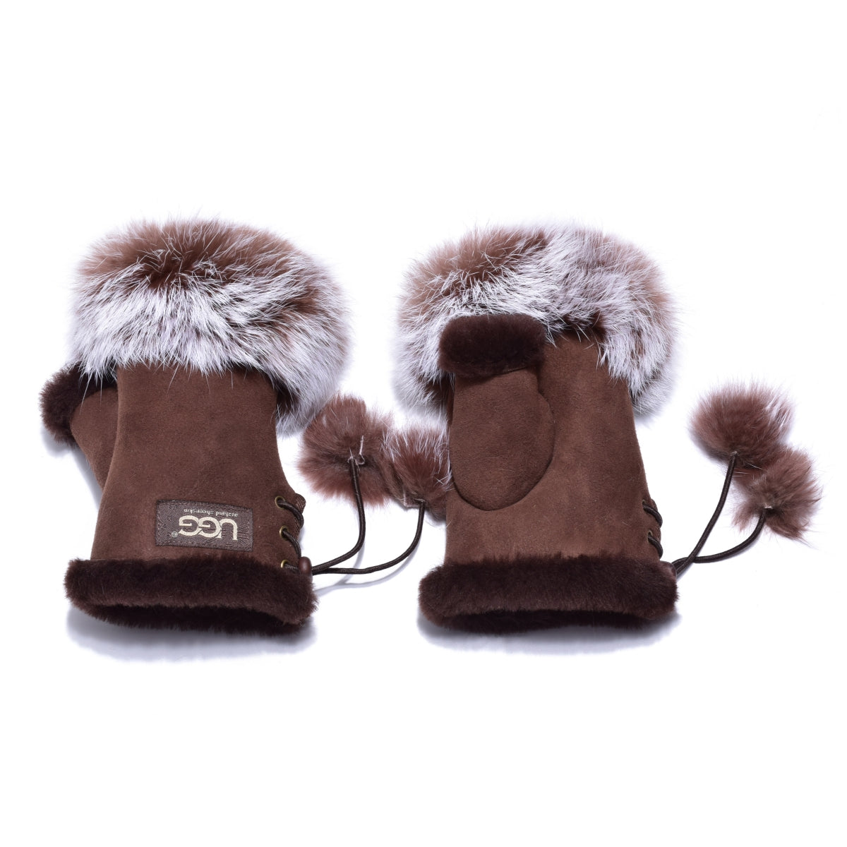 Fingerless Sheepskin UGG Mittens